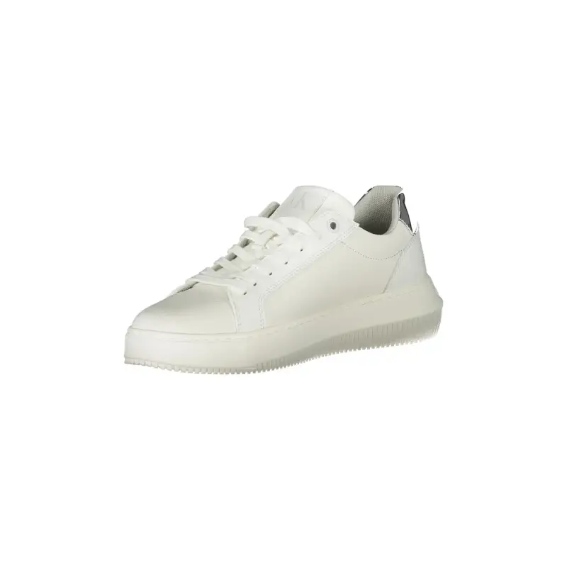 Scarpe Sneakers Donna Bianche con Dettagli Argento / Bianco miniatura 3