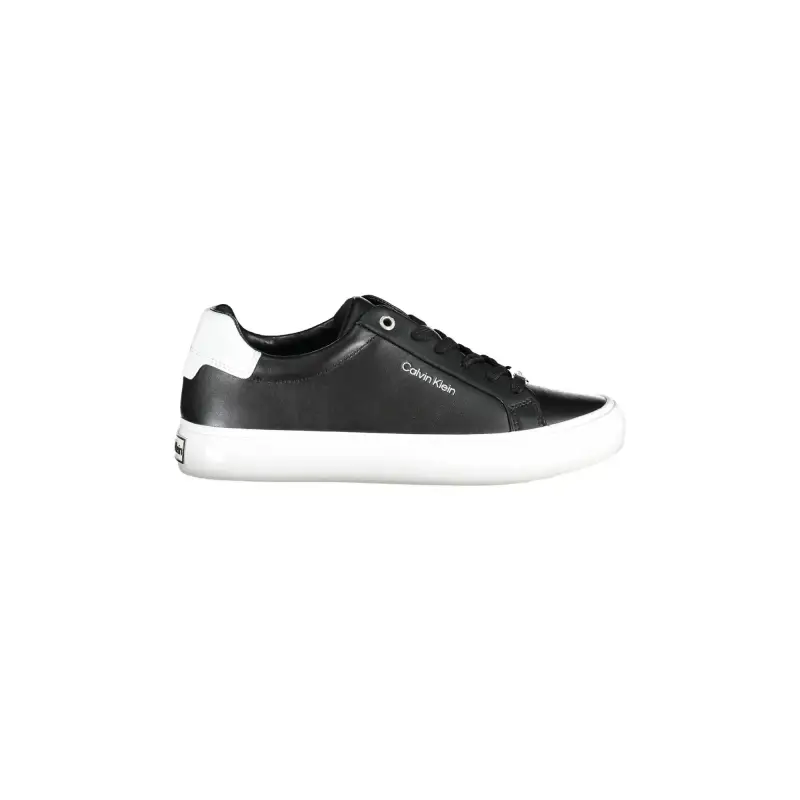 Scarpe Sneakers Donna Nere con Dettagli a Contrasto e Logo / Nero