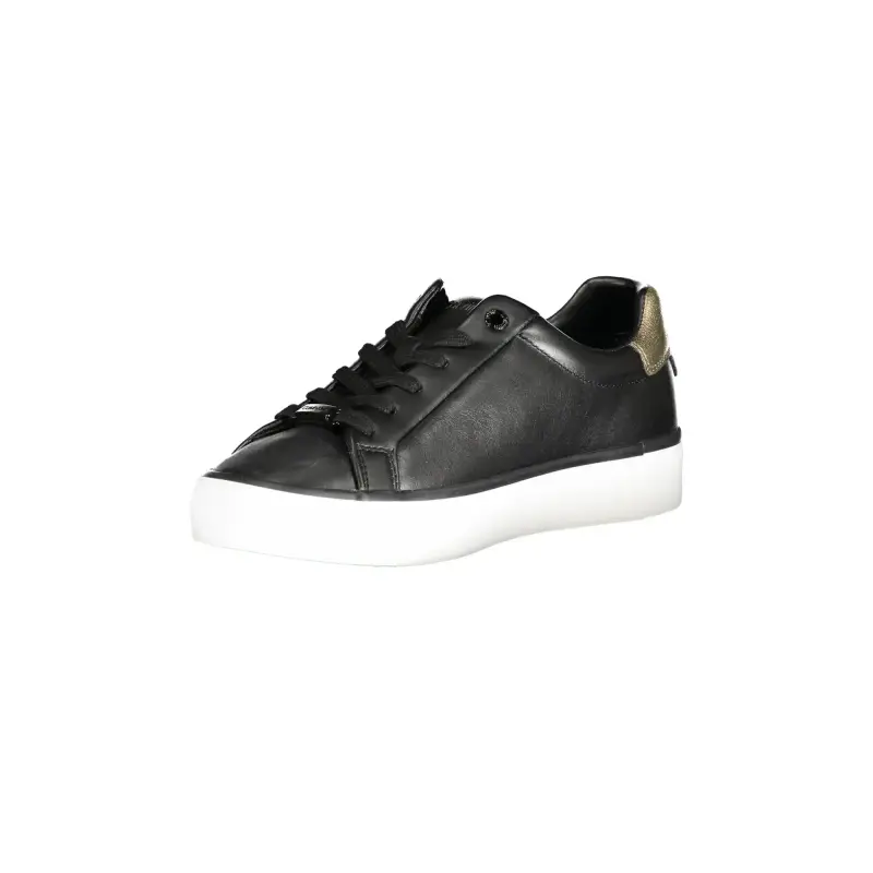Scarpe Sneakers Donna Nere con Dettagli a Contrasto / Nero miniatura 3
