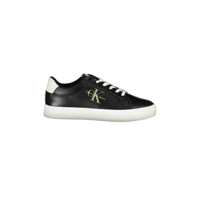 Scarpe Sneakers Donna Nere con Dettagli a Contrasto / Nero