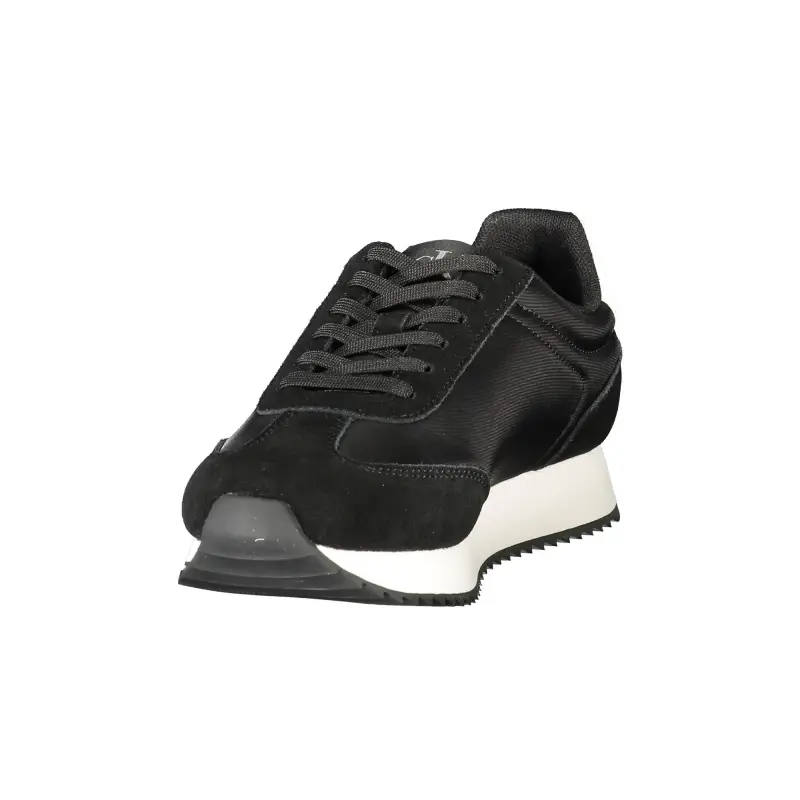 Scarpe Sneakers Donna Nere con Dettagli a Contrasto / Nero miniatura 3