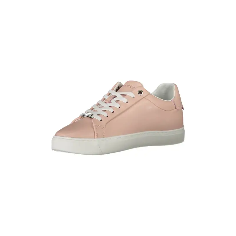 Scarpe Sneakers Donna Rosa con Dettagli a Contrasto / Rosa miniatura 3