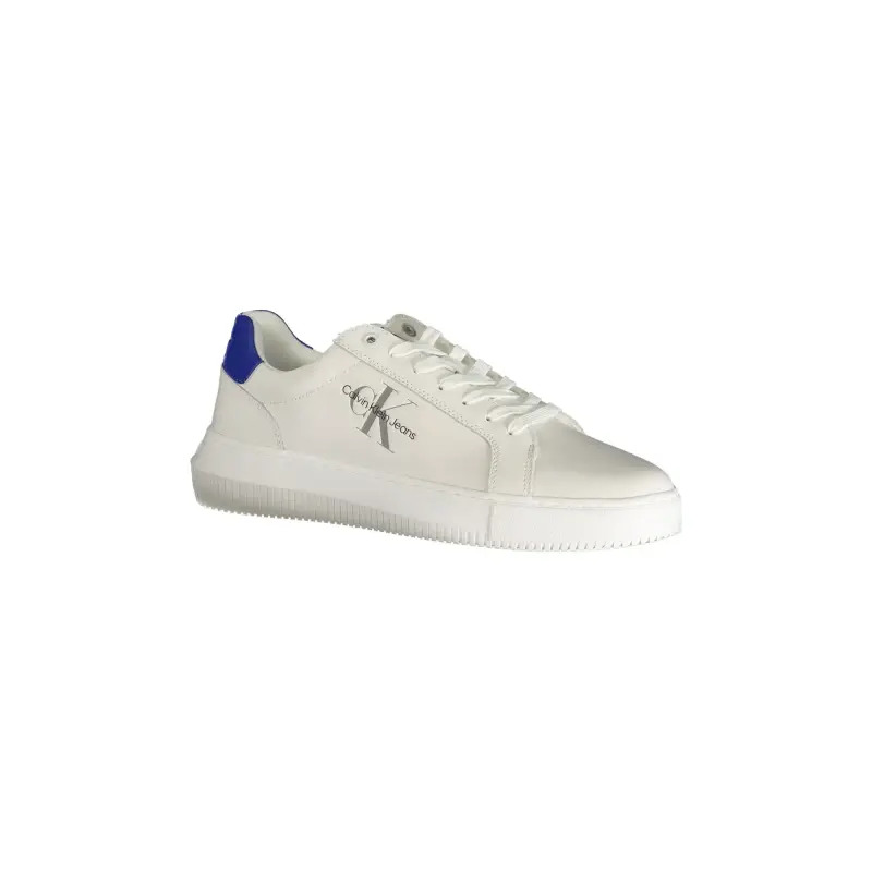 Scarpe Sneakers Uomo Bianche con Dettagli a Contrasto / Bianco miniatura 2
