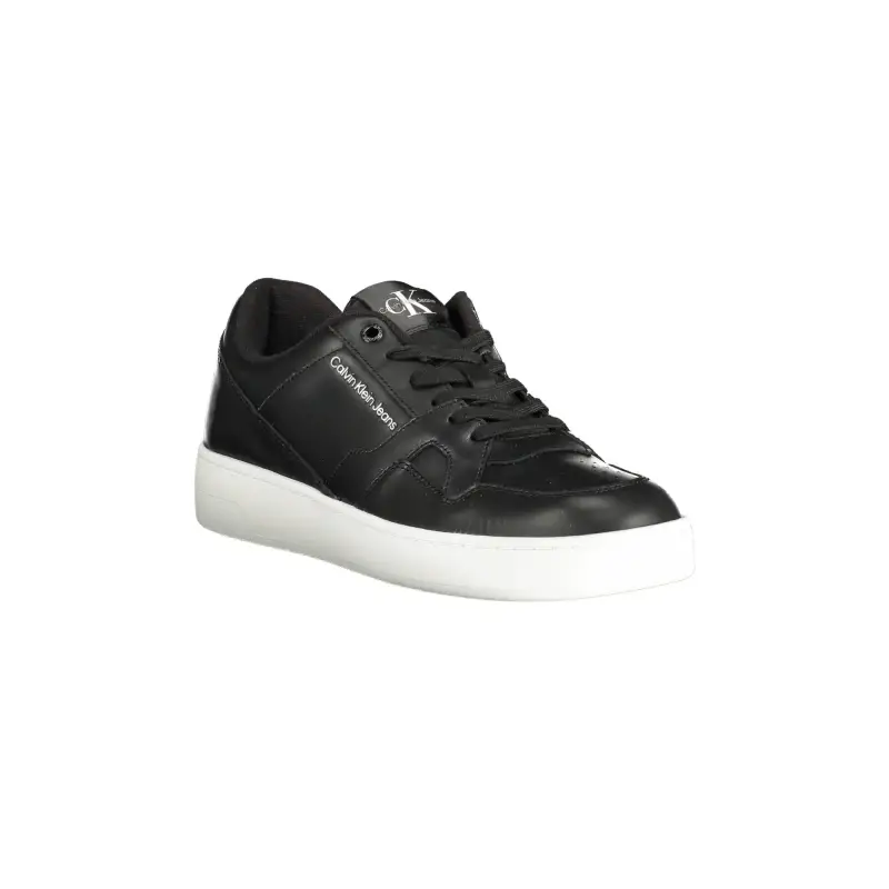 Scarpe Sneakers Uomo Nere con Dettagli a Contrasto / Nero miniatura 2