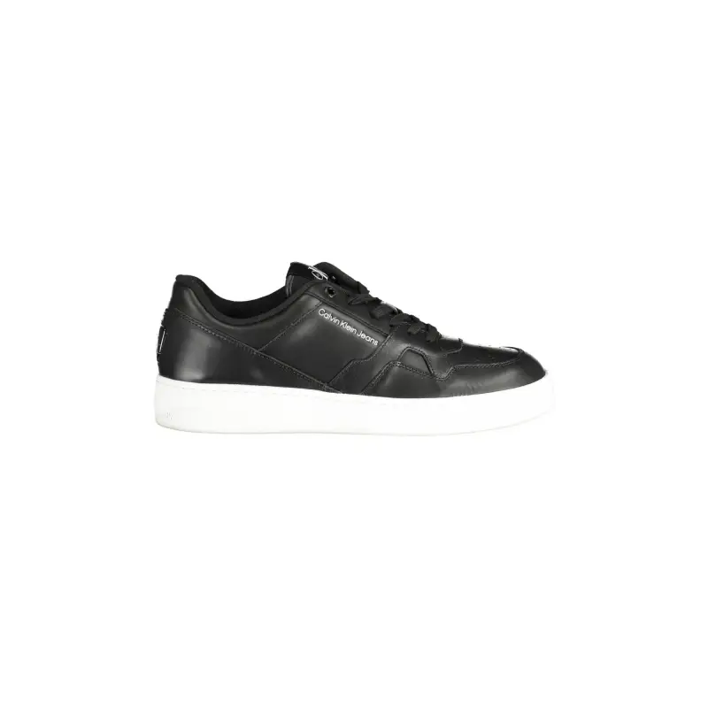 Scarpe Sneakers Uomo Nere con Dettagli a Contrasto / Nero