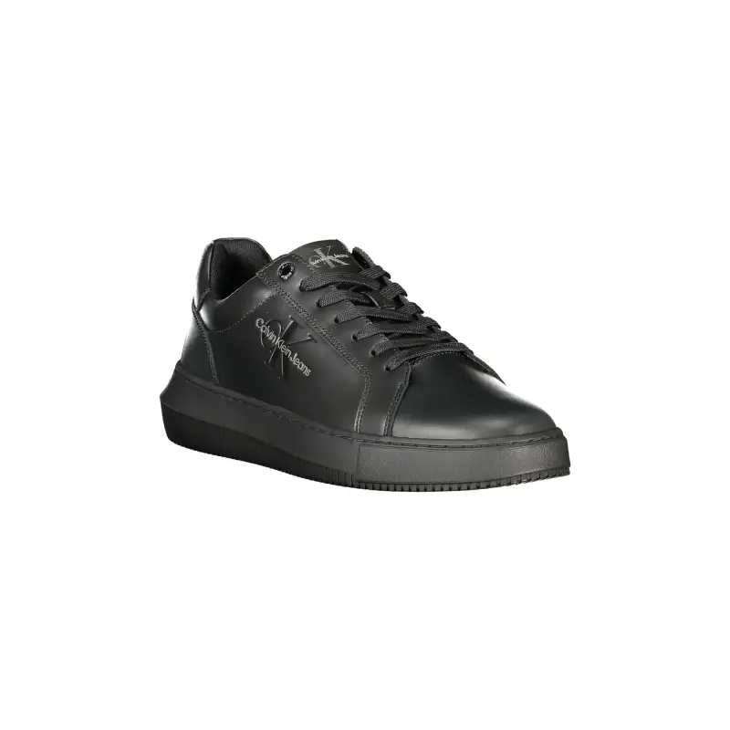 Scarpe Sneakers Uomo Nere con Dettagli a Contrasto / Nero miniatura 2