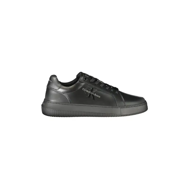 Scarpe Sneakers Uomo Nere con Dettagli a Contrasto / Nero