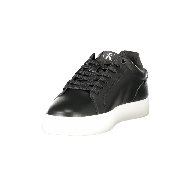 Scarpe Sneakers Uomo Nere con Dettagli Bianchi / Nero miniatura 3