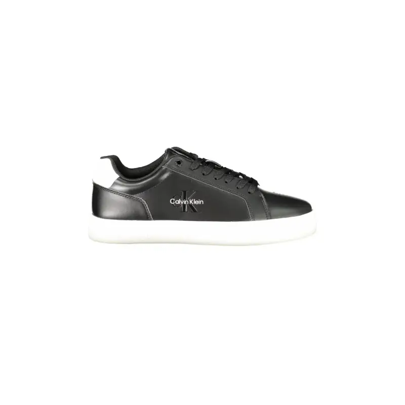 Scarpe Sneakers Uomo Nere con Dettagli Bianchi / Nero