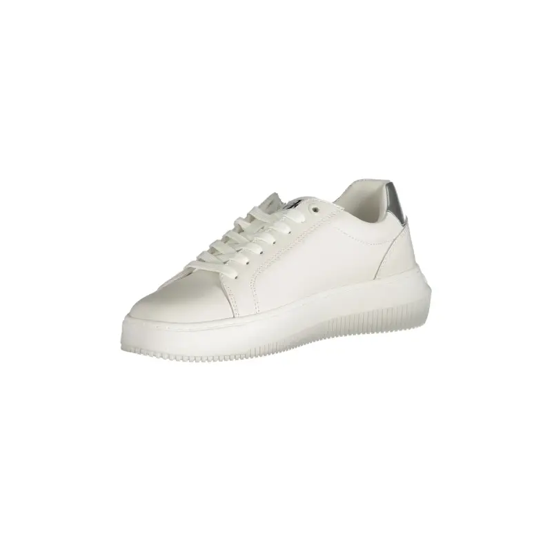 Scarpe Sportive Donna Bianche con Dettagli a Contrasto / Bianco miniatura 3