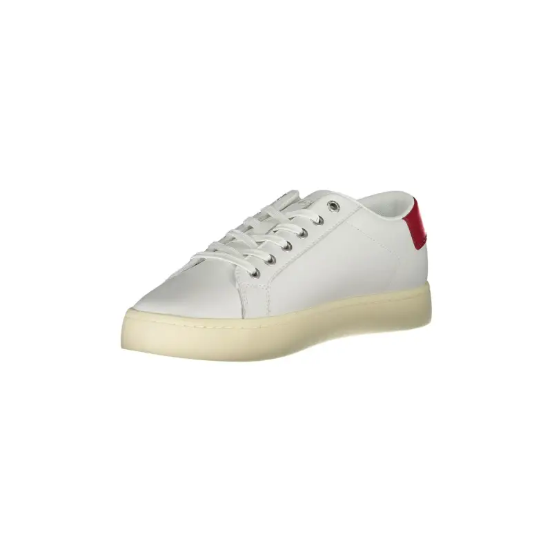 Scarpe Sportive Uomo Bianche con Dettagli a Contrasto / Bianco miniatura 3