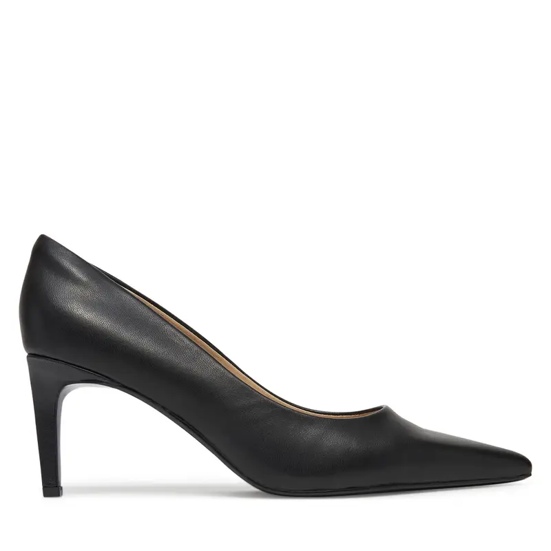 Scarpe stiletto Calvin Klein Pump 70 Pointy Hw Bar Lth HW0HW02561 Nero
