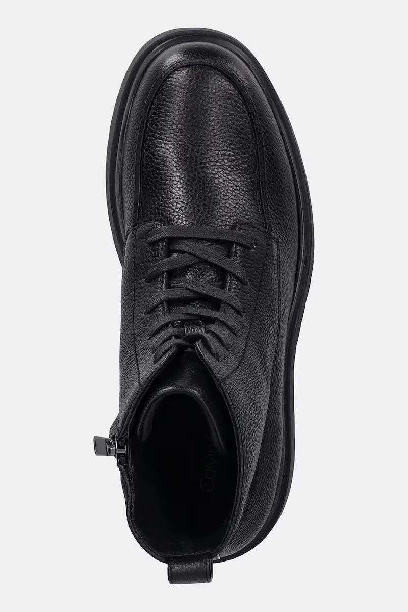 scarponi da trekking in pelle COMBAT ESS LACE UP APRON LTH W uomo colore nero YM0YM01375 miniatura 4