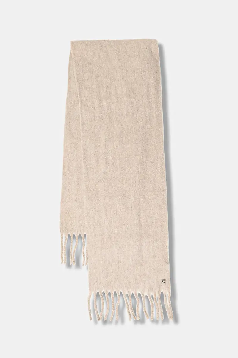 scialle con lana colore beige LV04D8069G