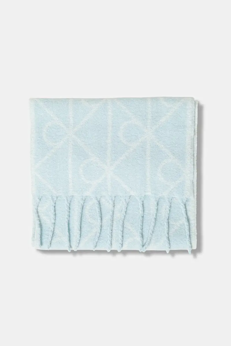 scialle con lana colore blu LV04D8072G miniatura 2