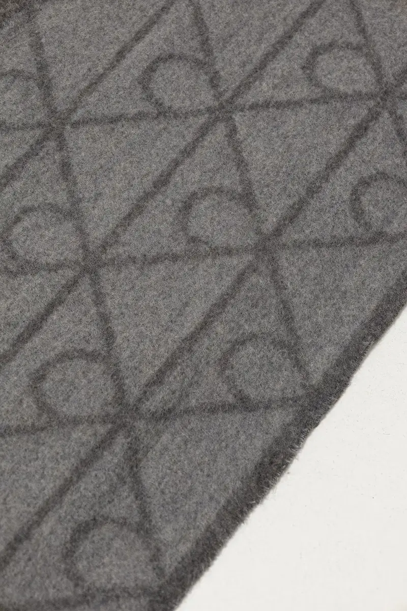 scialle con lana colore grigio LV04D8072G miniatura 3