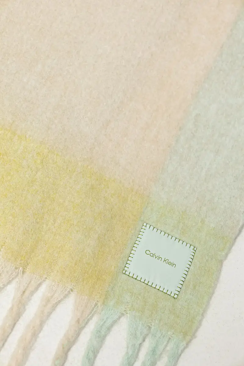 scialle con lana colore verde LV04D8070G miniatura 3