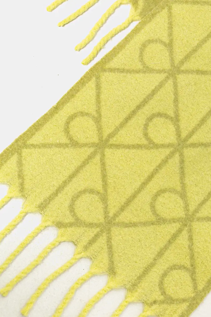 scialle con lana colore verde LV04D8072G miniatura 3