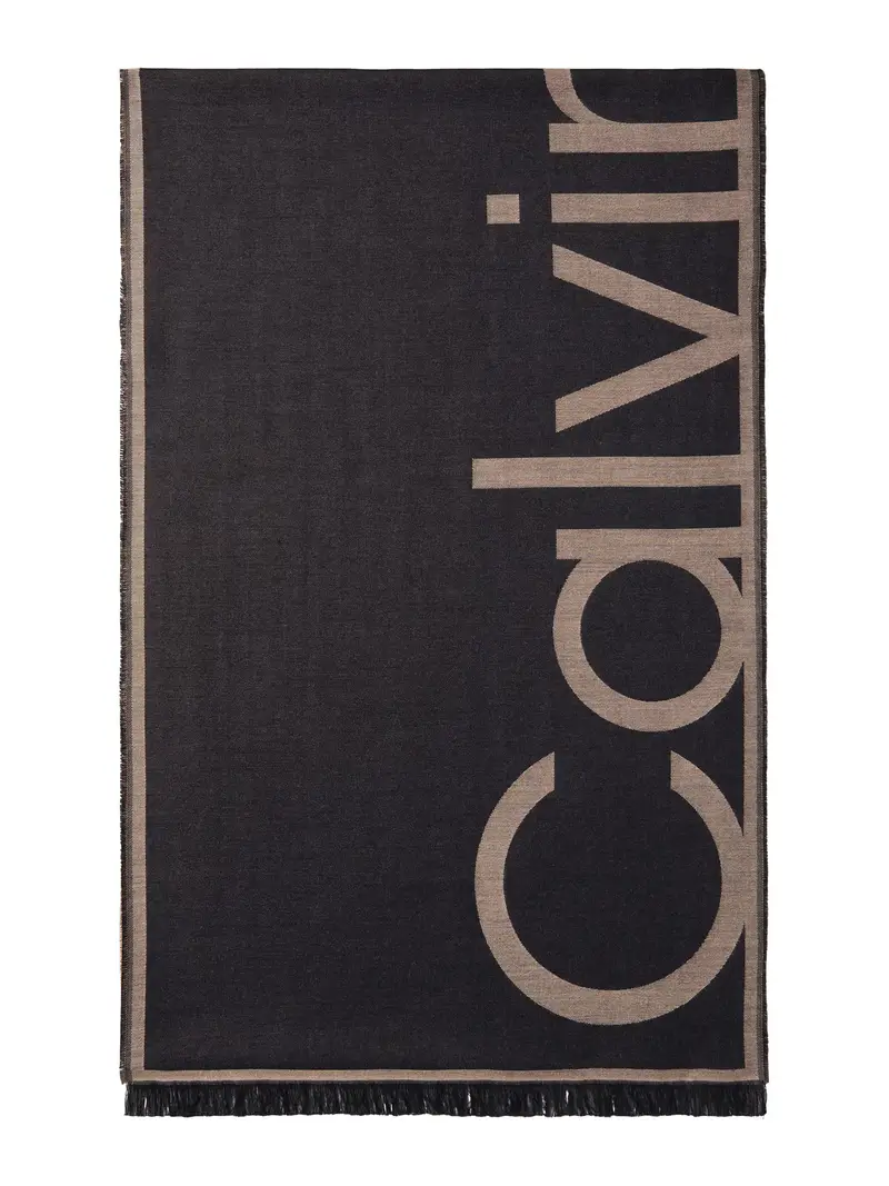 Sciarpa beige scuro / nero