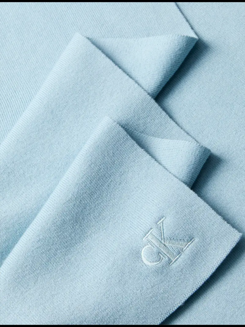 Sciarpa blu chiaro miniatura 2