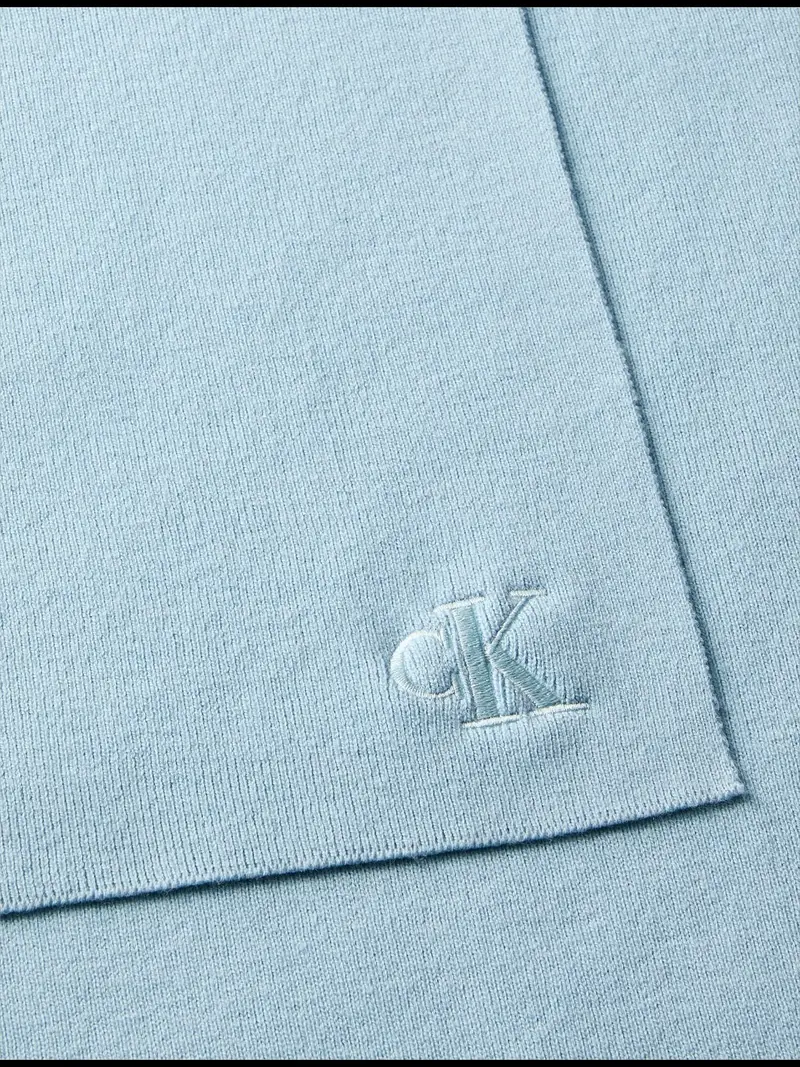 Sciarpa blu chiaro miniatura 3