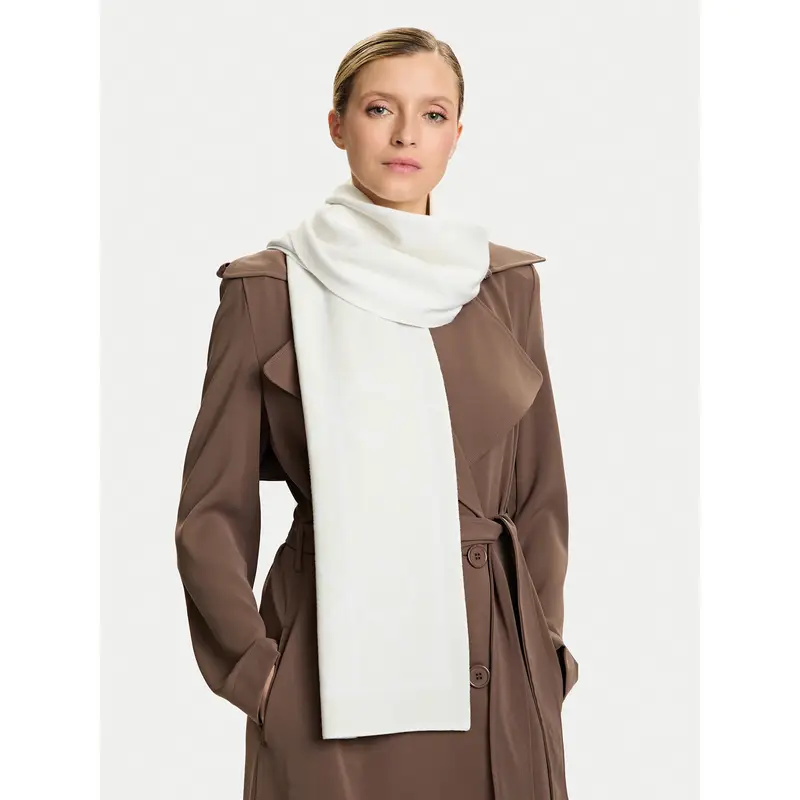 Sciarpa Calvin Klein Emblem Aop Jcq Fine Rib Scarf LV04D8051G Beige