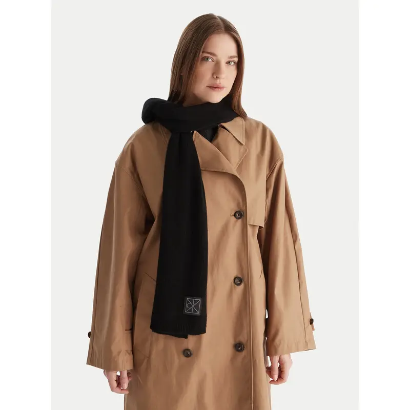 Sciarpa Calvin Klein Emblem LV04D8014G Nero