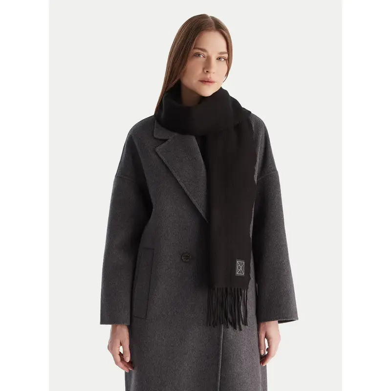 Sciarpa Calvin Klein Emblem LV04D8015G Nero