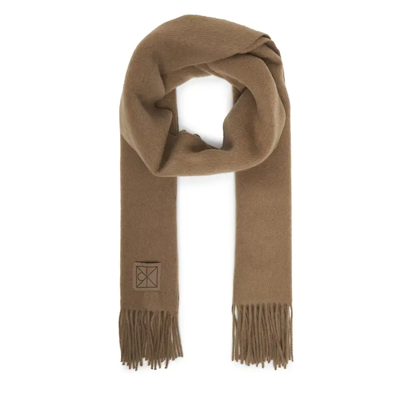 Sciarpa Calvin Klein Emblem LV04D8060G Beige