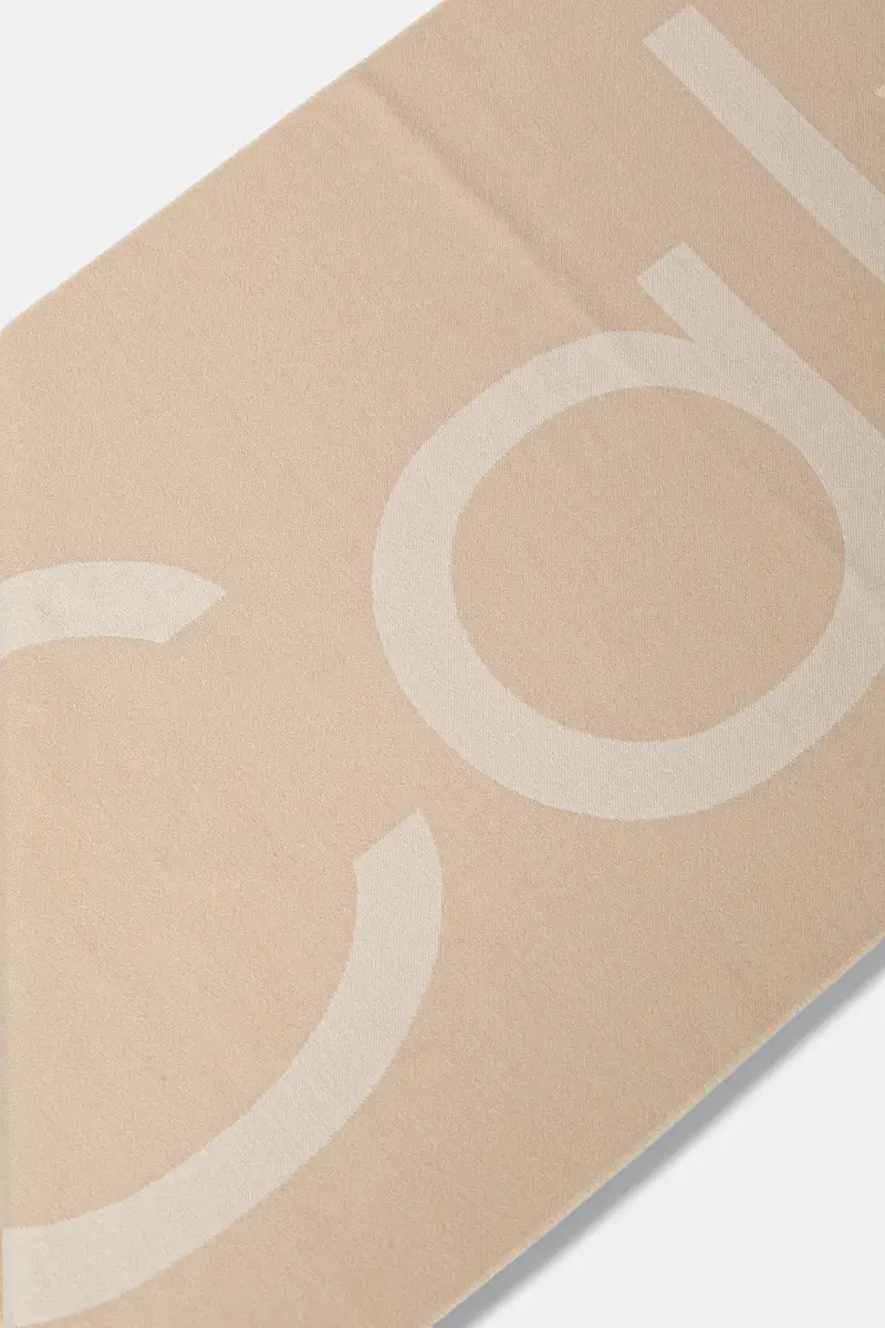 sciarpa con aggiunta di lana donna colore beige LV04F8051G miniatura 2