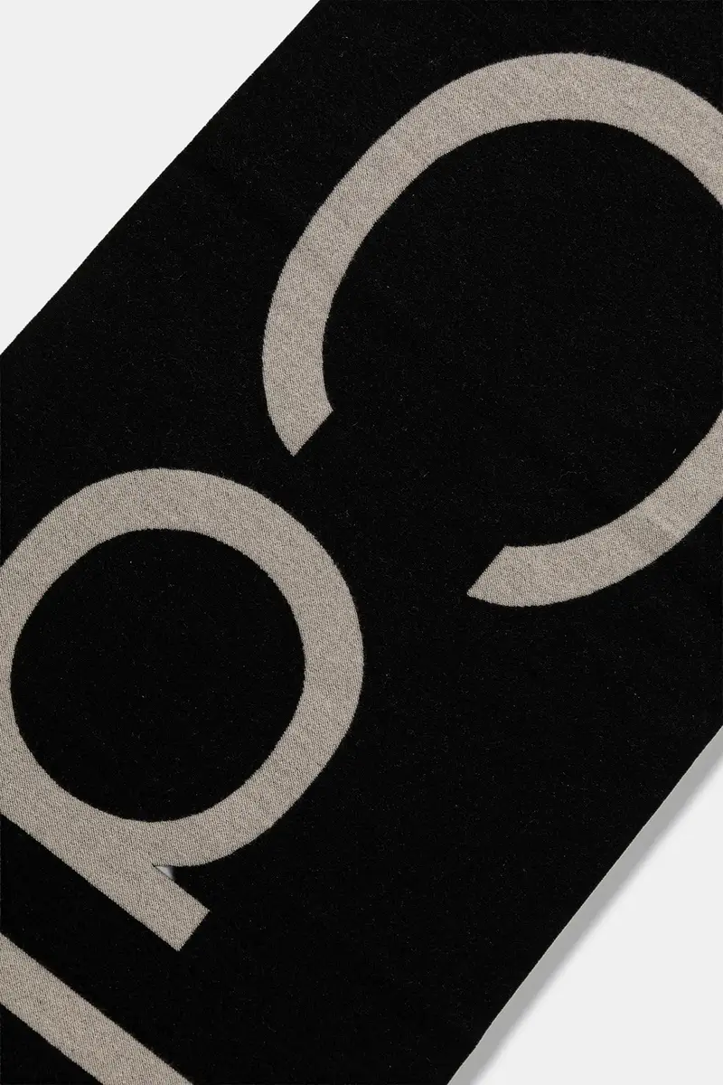 sciarpa con aggiunta di lana donna colore nero LV04F8051G miniatura 2