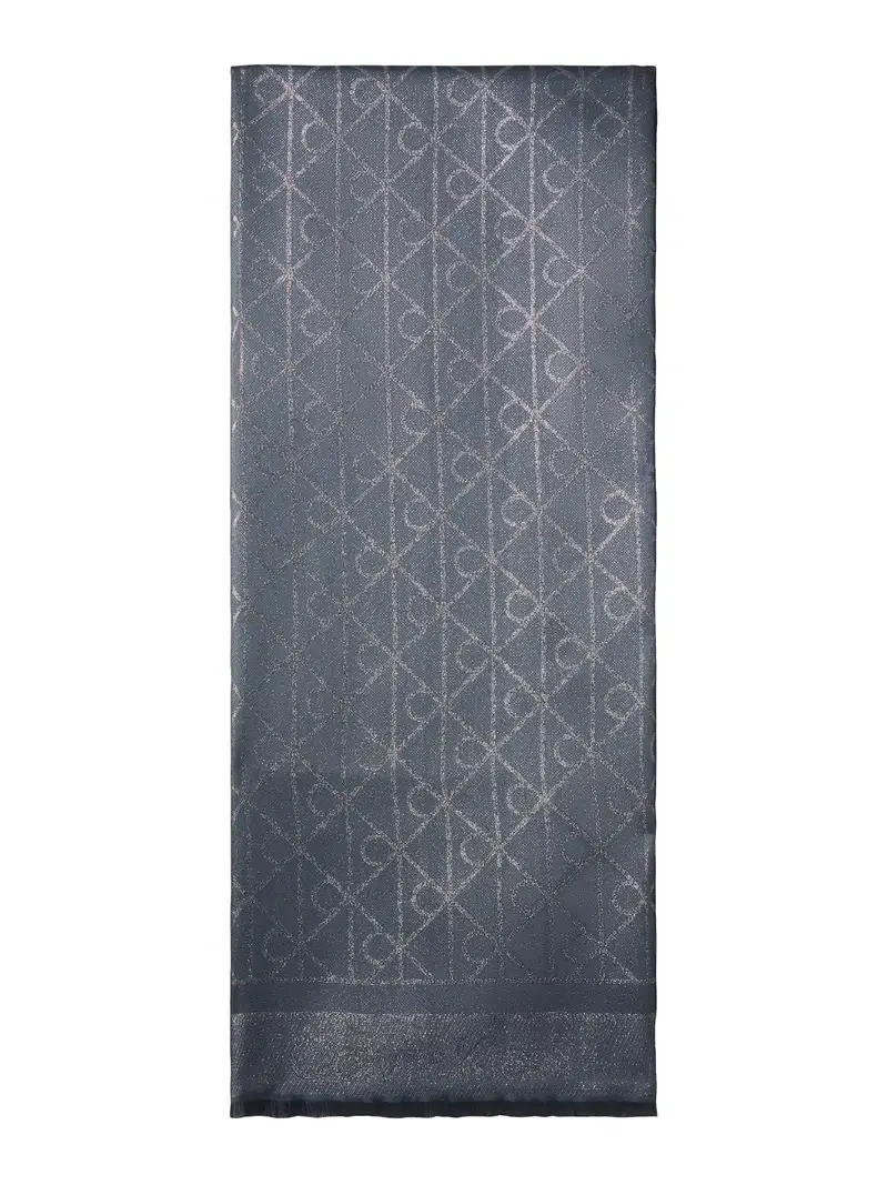 Sciarpa grigio basalto / argento