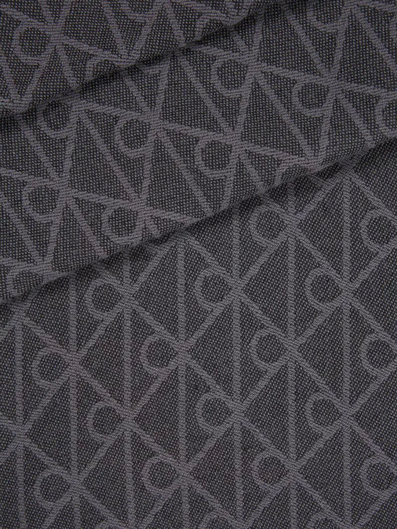 Sciarpa grigio / nero miniatura 2