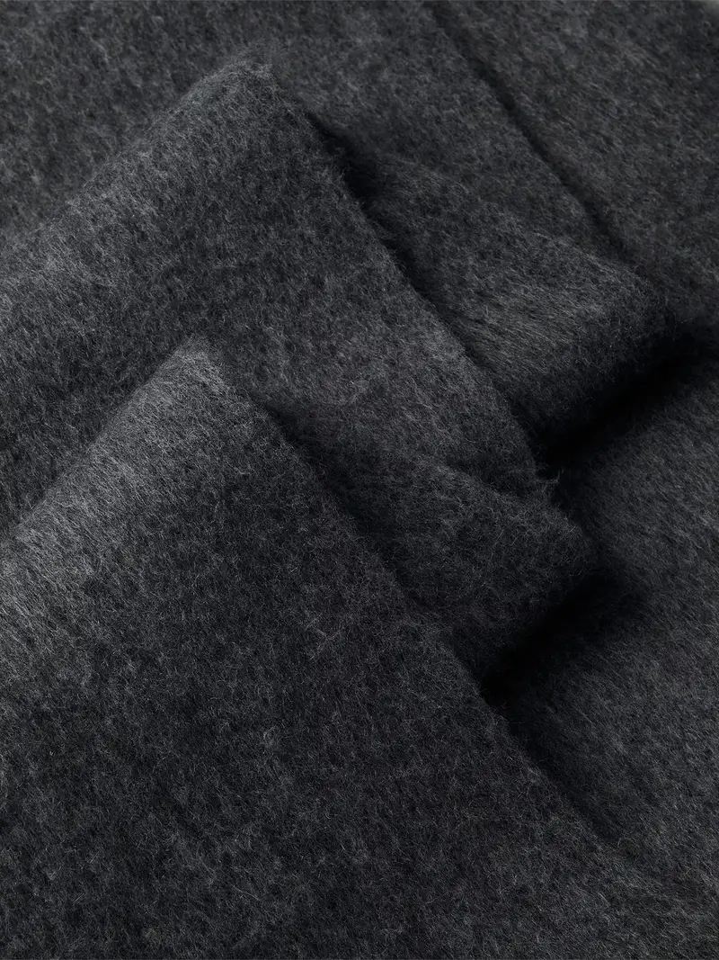 Sciarpa grigio scuro miniatura 2