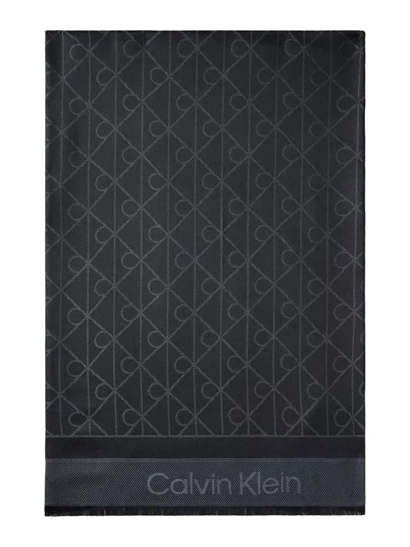 Sciarpa grigio scuro / nero