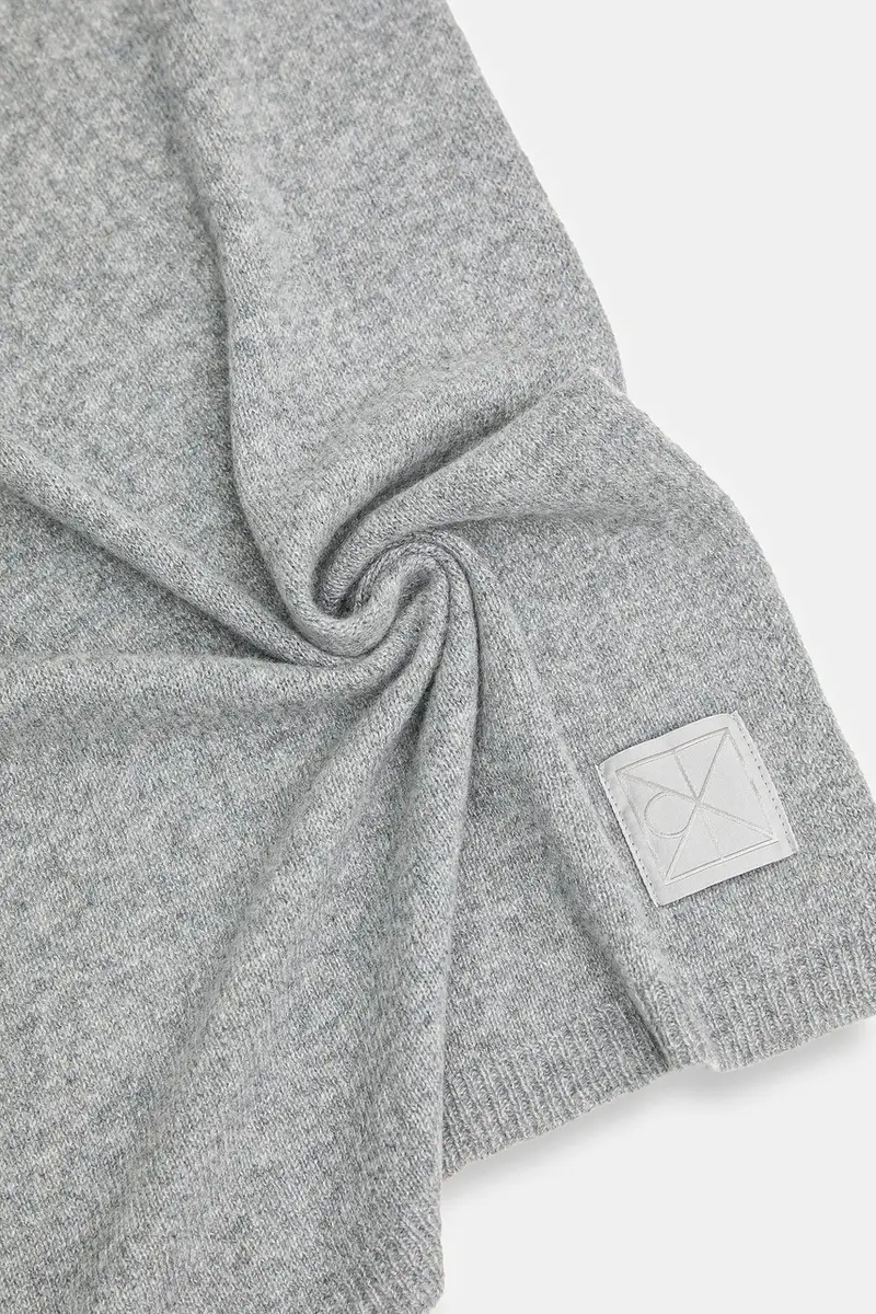 sciarpa in cashemire uomo colore grigio LV04D8014G miniatura 3