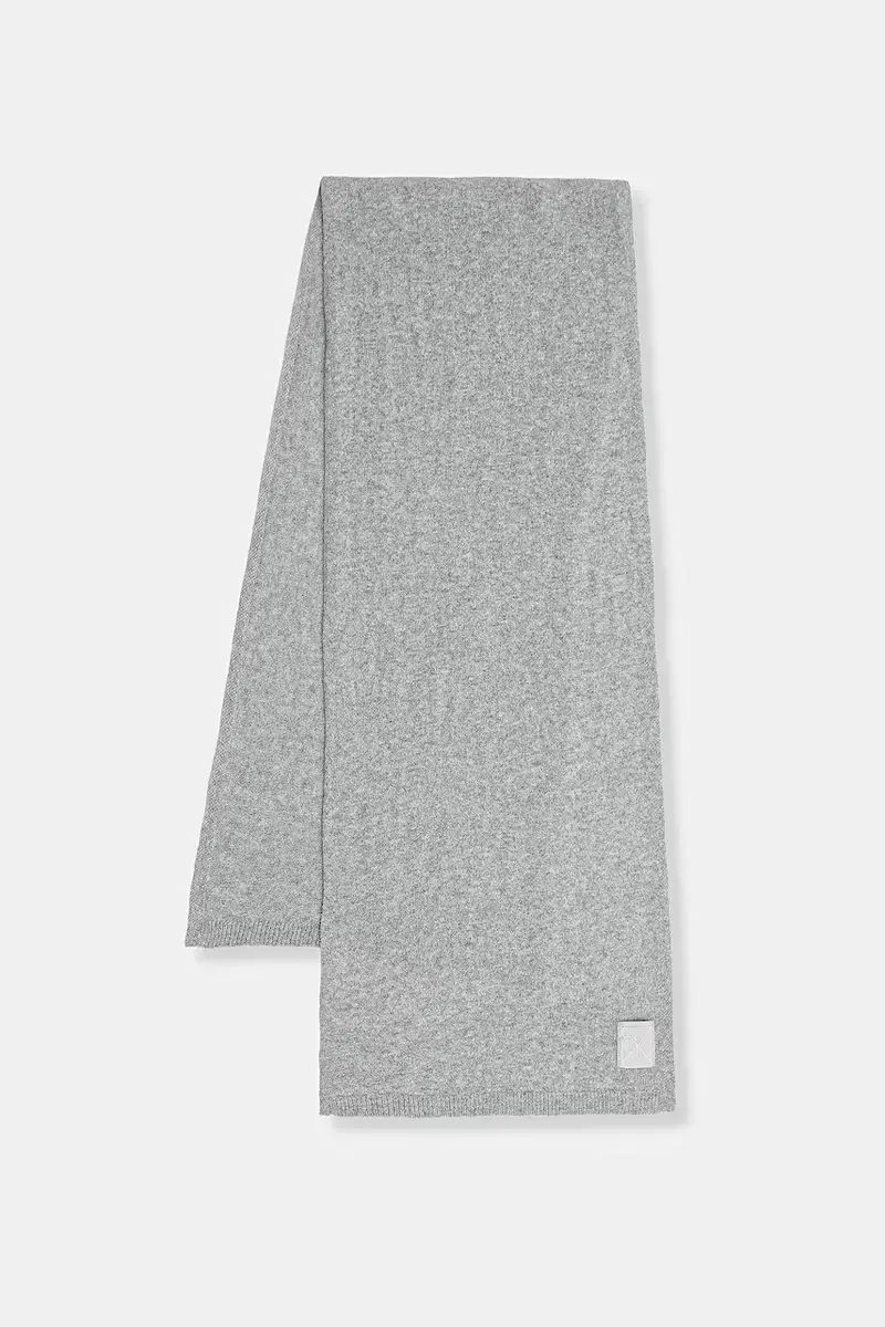 sciarpa in cashemire uomo colore grigio LV04D8014G