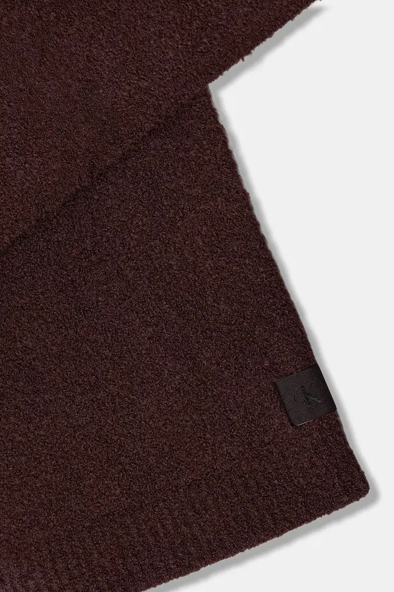 sciarpa in lana colore marrone LV04D8066G miniatura 2