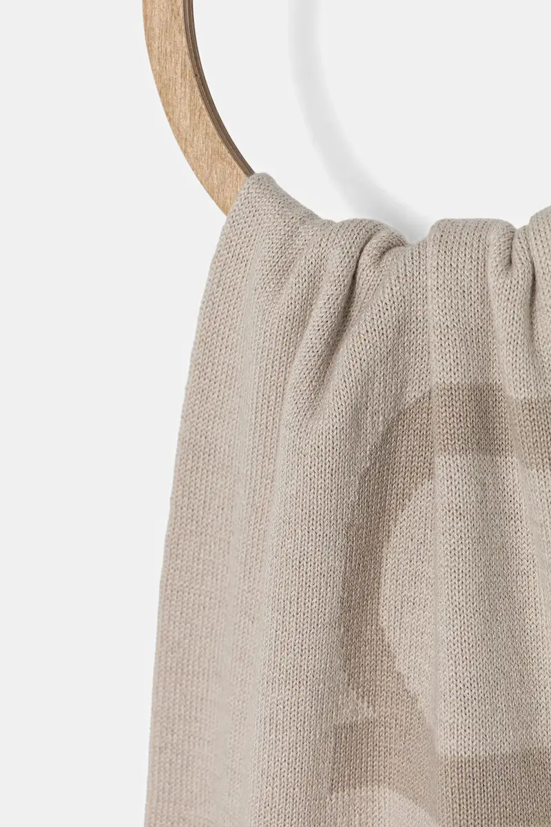 sciarpa in lana uomo colore beige LV04D8030G miniatura 2