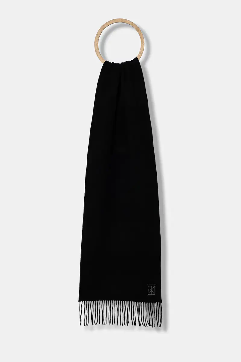 sciarpa in lana uomo colore nero LV04D8060G