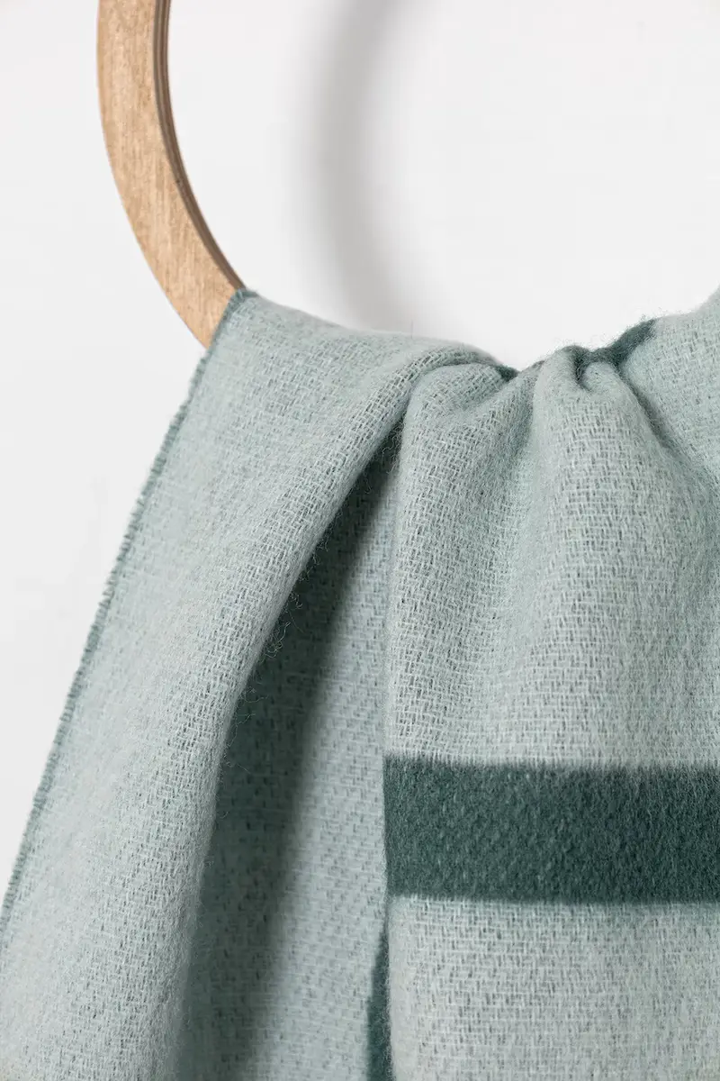 sciarpa in lana uomo colore turchese LV04D8026G miniatura 2