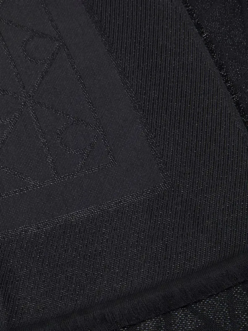 Sciarpa nero / argento miniatura 3