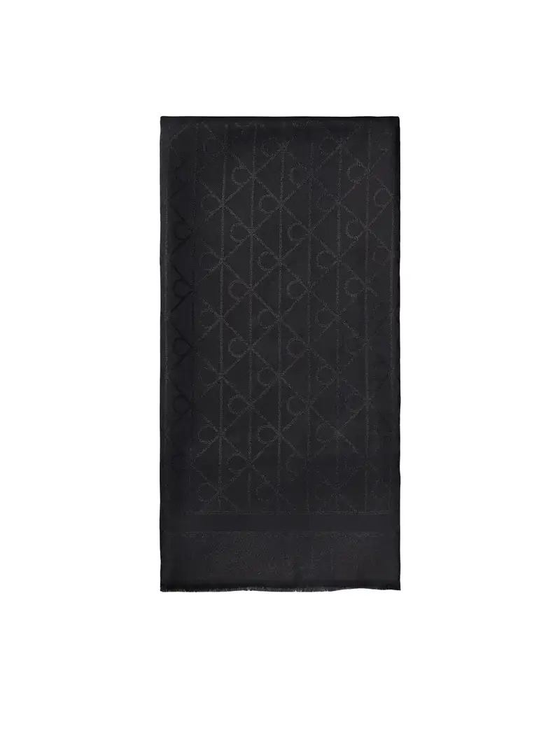 Sciarpa nero / argento