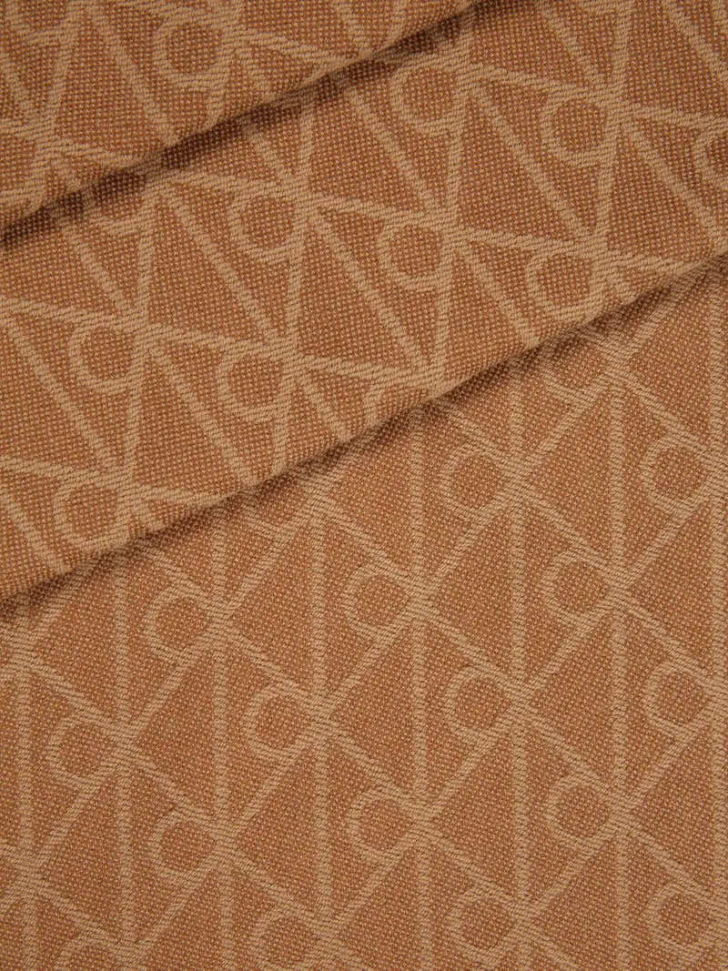 Sciarpa terra d'ombra / cappuccino miniatura 2