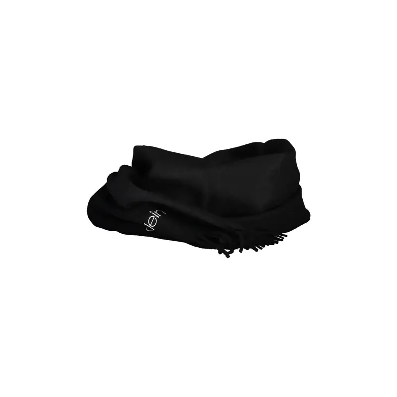 Sciarpa Uomo Nera Ricamo Nero miniatura 2