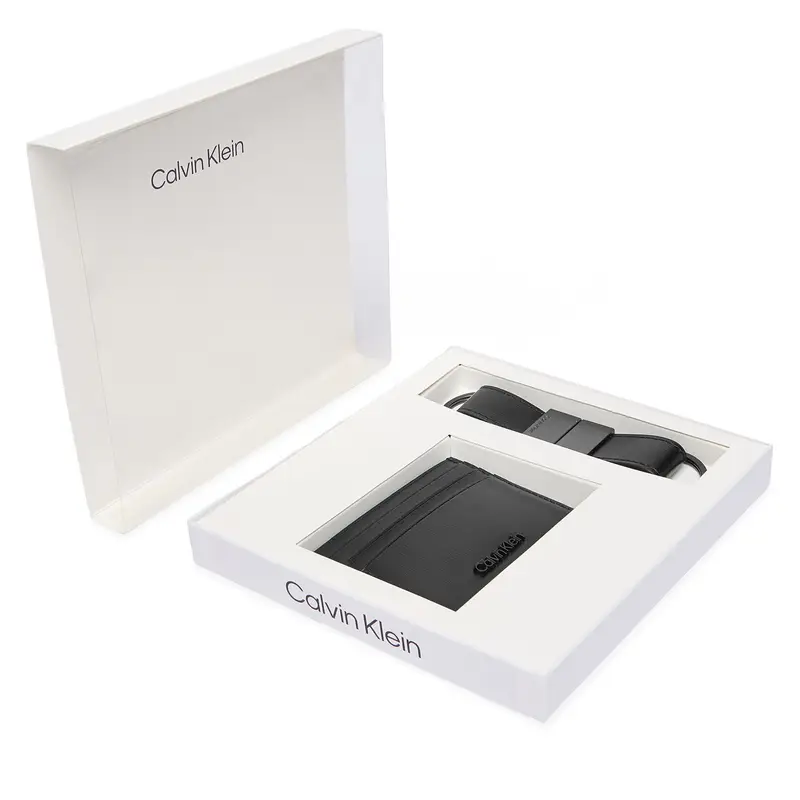 Set regali Calvin Klein Gs Ccholder 6Cc + Keyfob K50K512393 Nero
