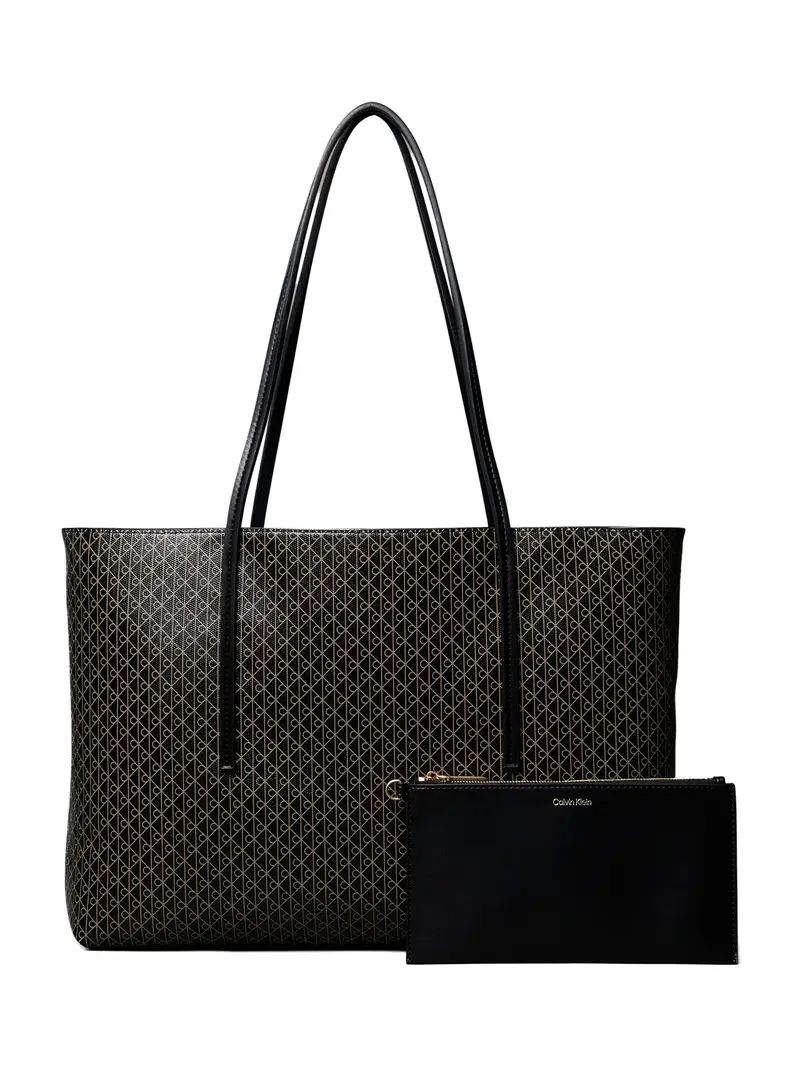 Calvin Klein Shopper  beige / nero