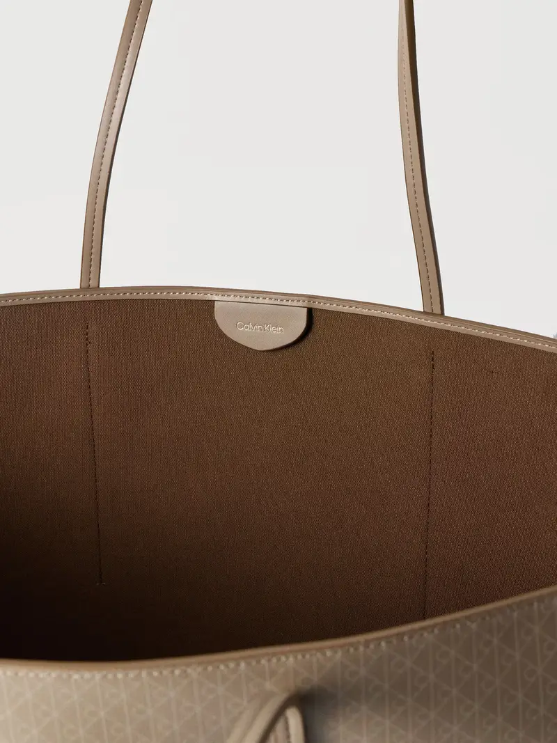 Shopper marrone chiaro / cachi miniatura 3