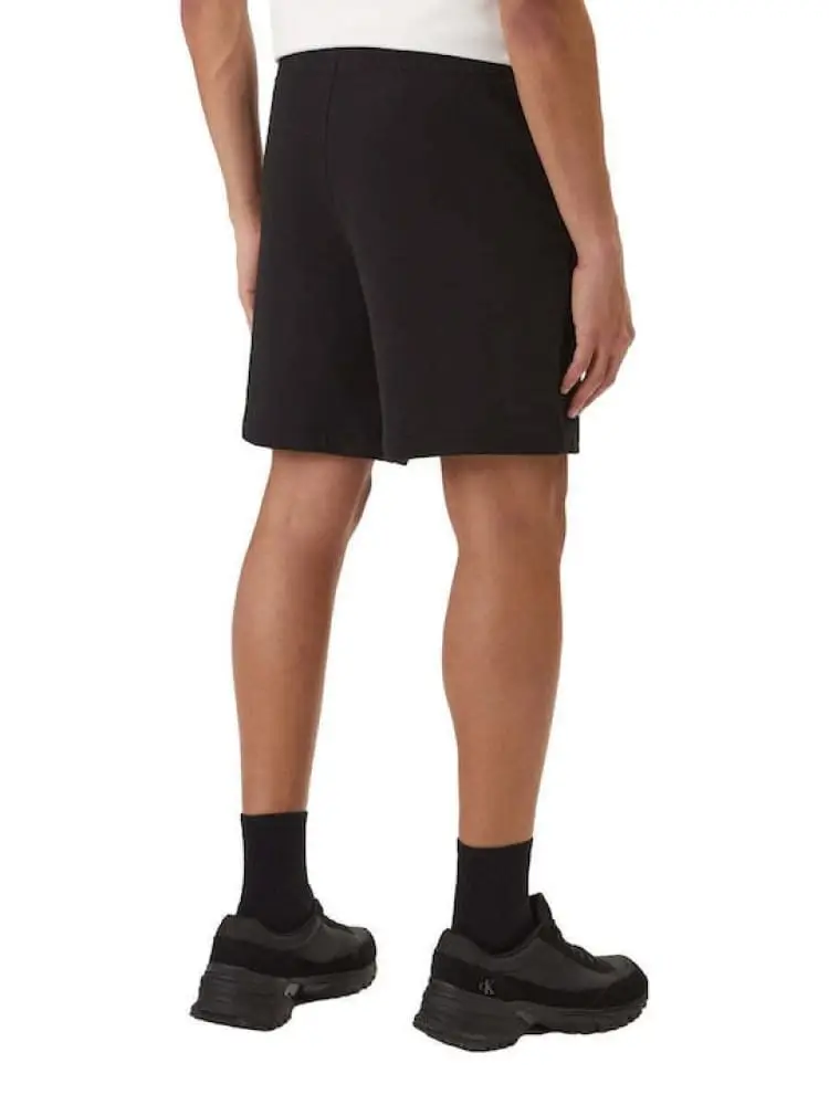 shorts nero uomo logo lettering miniatura 2