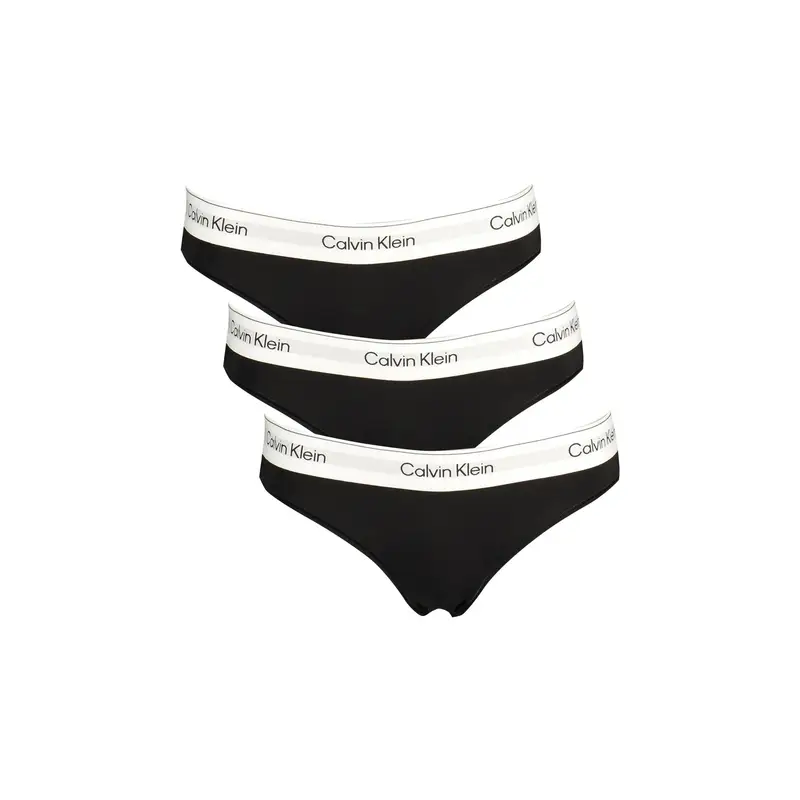 Slip Donna Nero Stampa Logo